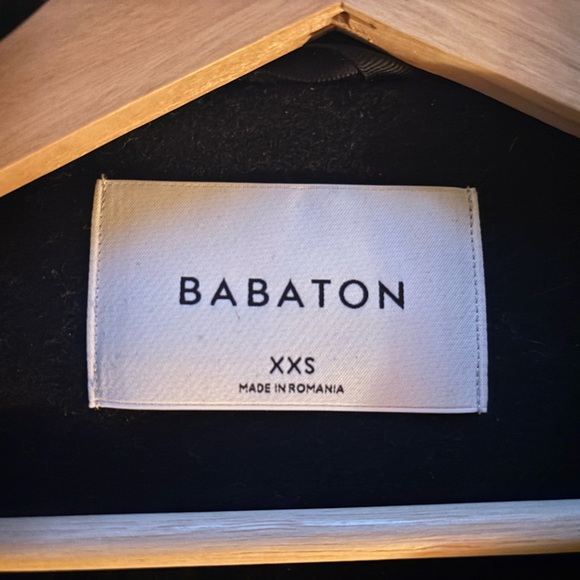 Aritzia Babaton Stedman Coat in black, size 2XS - Picture 8 of 8